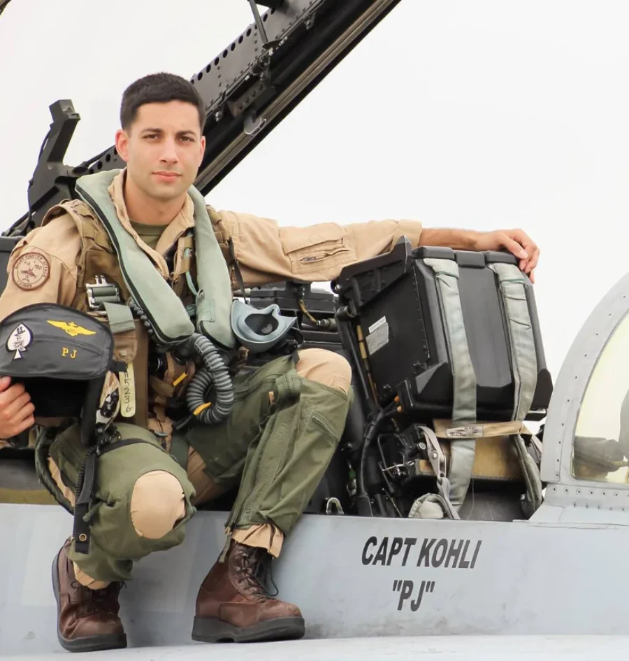 PJ, flight-line era photo next to a present-day one